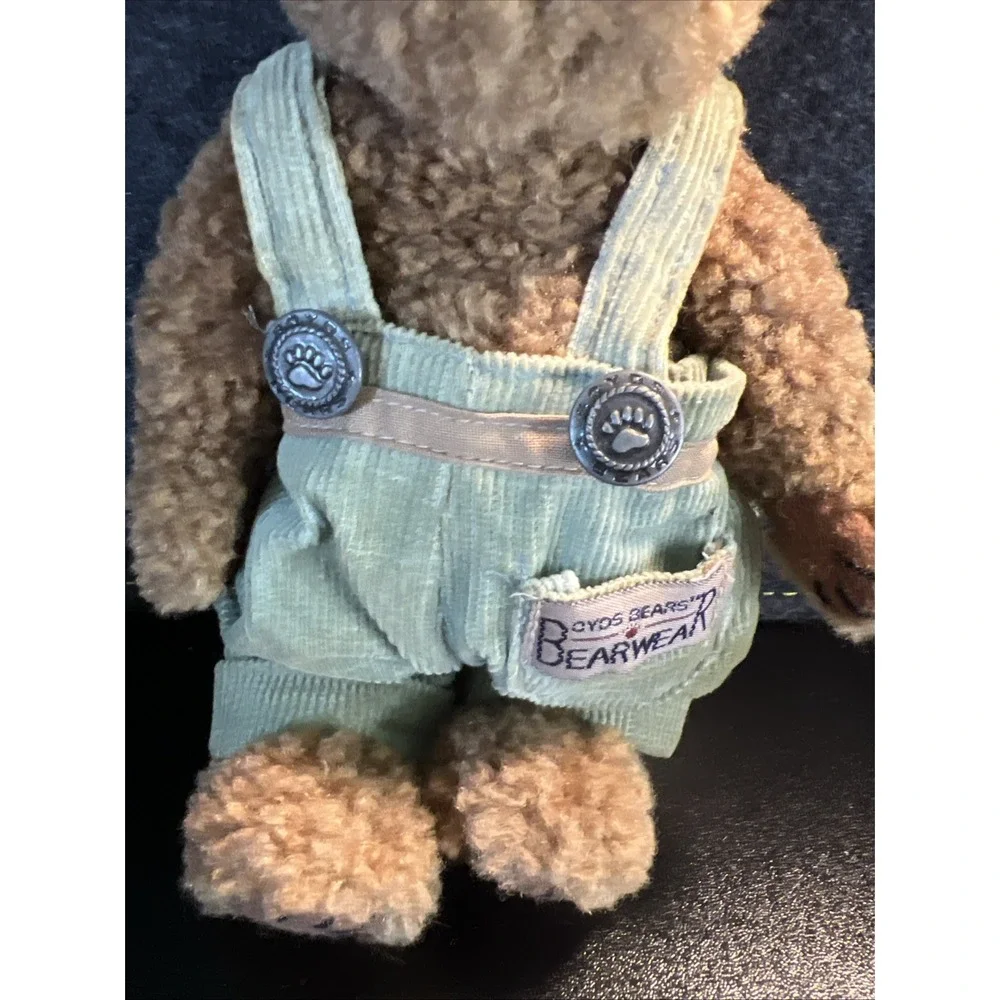 Boyds Bears Plush Collectible 20th Anniversary Corduroy‎ Overalls Brown NIB